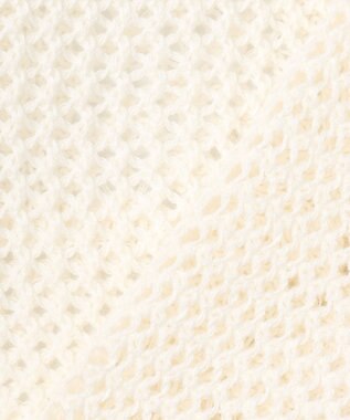 組曲 KIDS 【S-Lサイズ】クロッシェライク　カーディガン オフホワイト