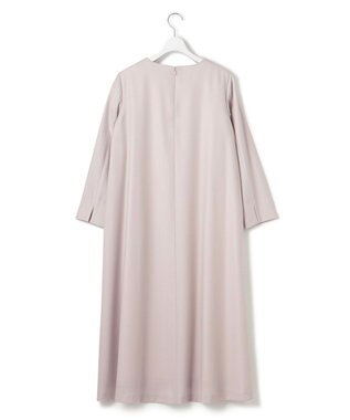 23区 L ウールジョーゼット Aライン ワンピース ベージュ系