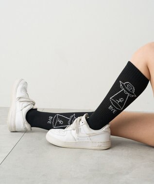 WEGO グラフィックデザインソックス（R） 柄7