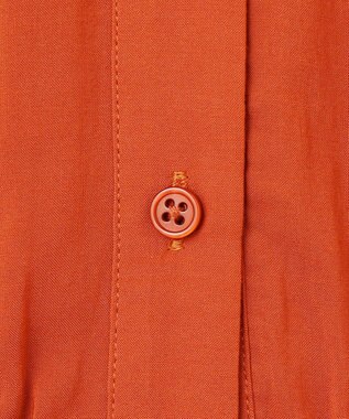 23区 S 【接触冷感/WEB&一部店舗限定】レーヨンスパローン ティアード ブラウス テラコッタ系