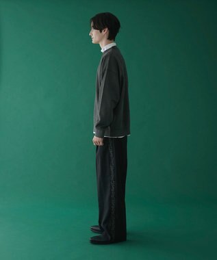 WEGO 【2点SET】フェイクスウェードアンサンブルプルオーバー ブラック中濃色