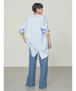 AMERICAN HOLIC イージーケアバックオープンシャツチュニック Multi