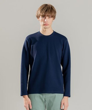 JOSEPH HOMME ライトタックジャージー  長袖カットソー ネイビー系