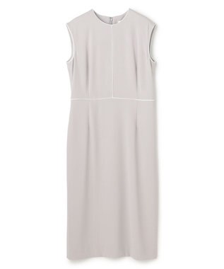 BEIGE， 【セットアップ対応】CINDY / クルーネックドレス L.Grey × White