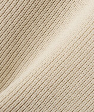 YECCA VECCA ZIPニットレイヤードフーディーシャツ Light Beige