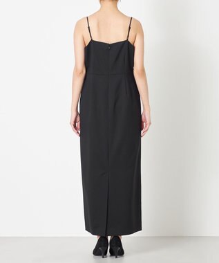 NAVE 【Nave・セットアップ可】ウールポリエステルツイルキャミドレス ブラック系