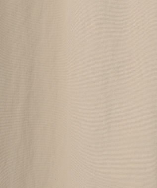 UNFILO 【洗える】撥水ナイロンタフタ ロングスカート ベージュ