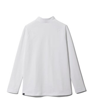 ZERO HALLIBURTON 【雑誌掲載・吸汗速乾・UVケア】 鹿の子 モックネックロングシャツ ZHG-W4A 1b 82872 ゴルフウェア ホワイト