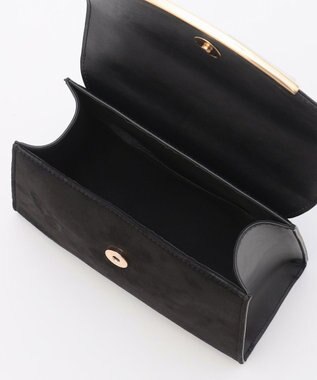 ANY SIS 【2WAY】コンビフラップ バッグ ブラックスエード