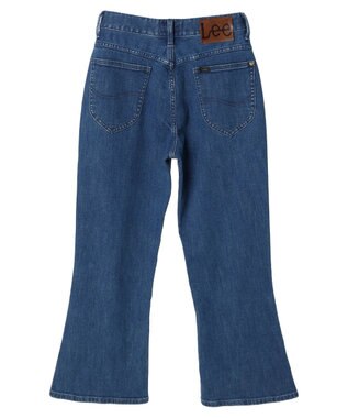 earth music&ecology Ｌｅｅ×ｅ．ｍ．ａ．ｅ．スリットフレアデニムパンツ Light Indigo