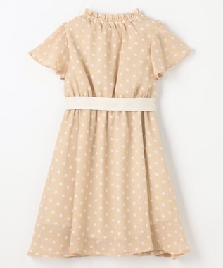 組曲 KIDS 【110-140㎝】アメリドット ワンピース ベージュ