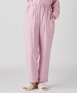 UCHINO マシュマロガーゼシンプルパジャマ ユニセックス ピンク