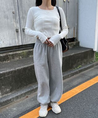 WEGO ヴィンテージウォッシュコルセットデザイントップス オフホワイト