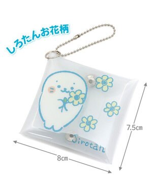 Mother garden しろたん クリアマルチケース 【単品】 しろたんお花柄