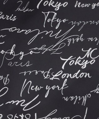 ICB 【A4サイズ収納可】5cityレタードプリント ショルダーバッグ 5cityプリント系