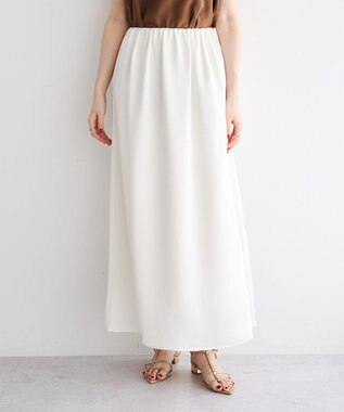 YECCA VECCA サテンフレアスカート