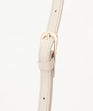 LA BAGAGERIE ランダムプリーツ2WAYハンドバッグ アイボリー