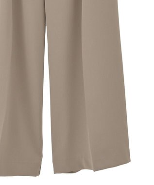 YECCA VECCA 金釦ワイドパンツ Beige