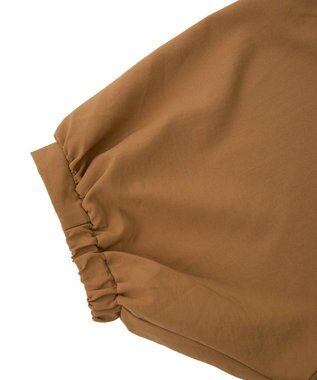 Green Parks ベスト風７分袖ドッキングプルオーバー Orange