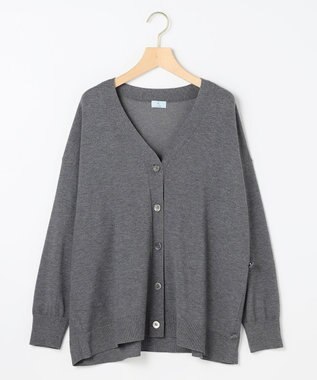 組曲 L 【加藤ローサさん着用 / 2WAY】スムースストレッチカシュクール カーディガン グレー系