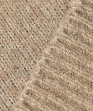 23区 【洗える】ブークレ タートルネック ニット ベージュ系