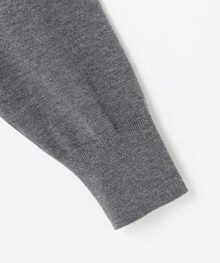 組曲 【加藤ローサさん着用 / 2WAY】スムースストレッチカシュクール カーディガン グレー系