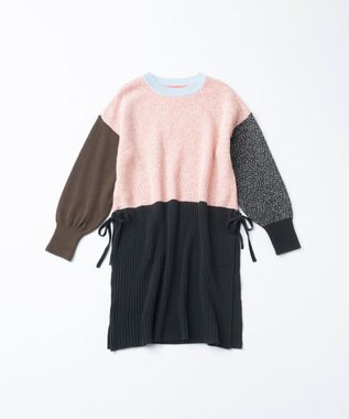 TRICOTE メランジニットワンピース 99BLACK