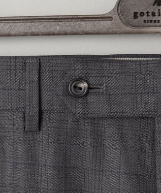 GOTAIRIKU 【Loro Piana Fabric】365 通年スーツ(グレーー×格子) グレー系4