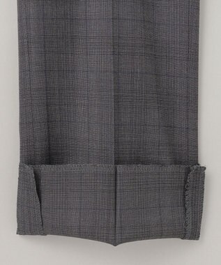 GOTAIRIKU 【Loro Piana Fabric】365 通年スーツ(グレーー×格子) グレー系4