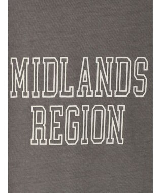 Green Parks ５分袖ピグメントロゴプルオーバー Gray