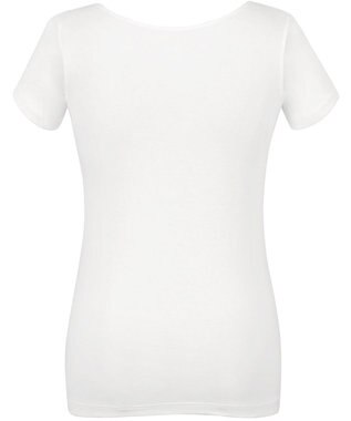 Wing インナー 【綿の贅沢オーガニック】 オーガニックコットン混素材 薄くて軽い ２分袖 EL1256 ウイング／ワコール アイボリー