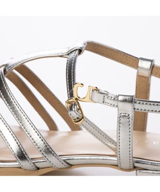 MODE ET JACOMO <carino>ポインテッドトゥグルカサンダル シルバー