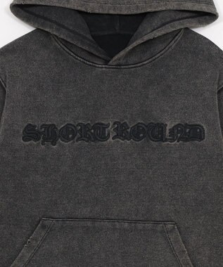 WEGO 【ユニセックス着用ITEM】コンパクトフィットロゴプルパーカー ブラックその他