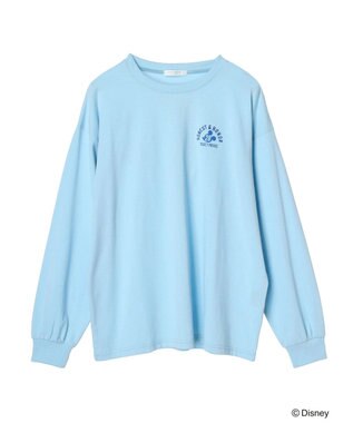 Green Parks Ｄｉｓｎｅｙ／バックプリント刺繍ロンＴＥＥ Sax