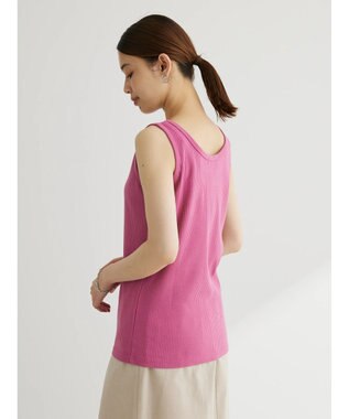 Green Parks カラーテレコタンク Pink