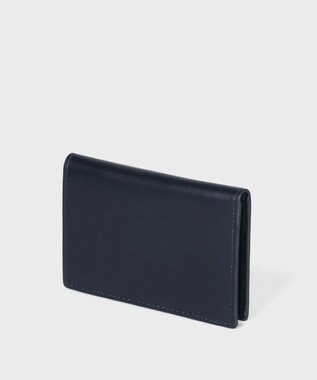 Paul Smith マーケトリーストライプラビット カードケース ネイビー