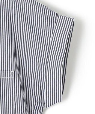 J.PRESS YORK STREET 【WOMEN】ドルマンシャツ ワンピース ブラック系1