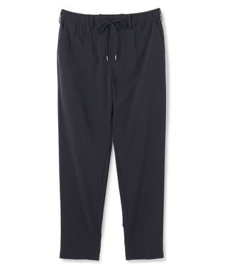 JOSEPH HOMME 新素材【接触冷感性/防しわ性/ストレッチ/洗える/撥水加工】トリコソリッドストレッチ ドロスト付きテーパードパンツ / PEGG CONVERTIBLE ネイビー系