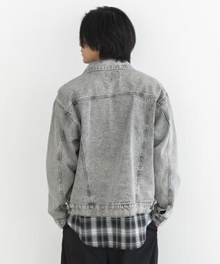 CRAFT STANDARD BOUTIQUE ハイブリーチケミカル加工デニムジャケット Black