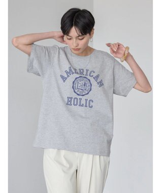 AMERICAN HOLIC ＡＭＥＲＩＣＡＮ　ＨＯＬＩＣ　ＴＥＥ2 Gray Mixture