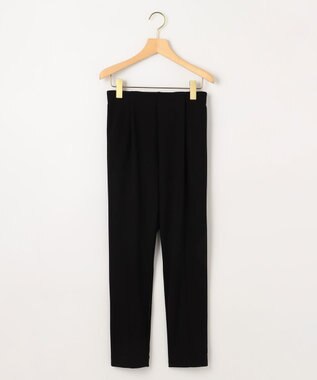 組曲 【接触冷感・吸湿冷感・UVカット】スタイルアップジャージー パンツ ブラック系