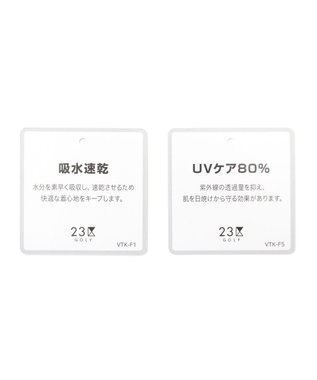 23区GOLF 【WOMEN】【日本製】クレリックカラー 長袖シャツ ネイビー系