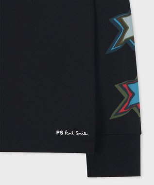 Paul Smith Neon Stars 長袖Tシャツ ブラック