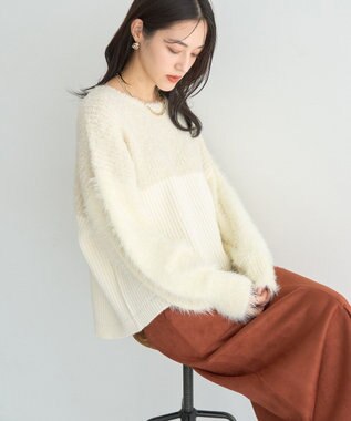 YECCA VECCA ハイウエストフェイクスエードスカート Terracotta