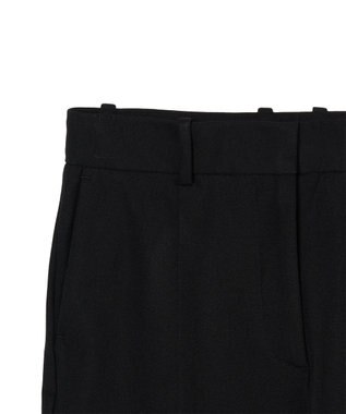 JOSEPH 【FOUNDATIONS】ギャバジンストレッチ スリムストレートトラウザーズ Black