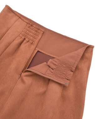 YECCA VECCA ハイウエストフェイクスエードスカート Terracotta