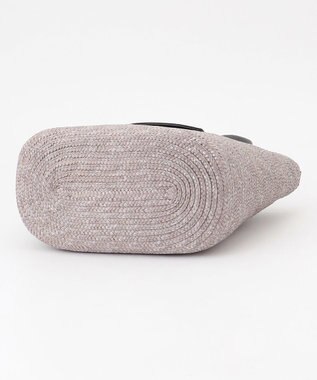 LA BAGAGERIE フラップ2WAYかごトートバッグ グレー