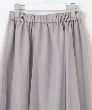 Feroux チュール スカート ライトグレー系