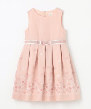 組曲 KIDS 【110-140㎝】サクラサク ワンピース ピンク系5