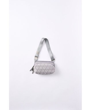 MIYABIYA 【撥水加工】篭目大柄エンボスボンディング2wayショルダー シルバーグレー